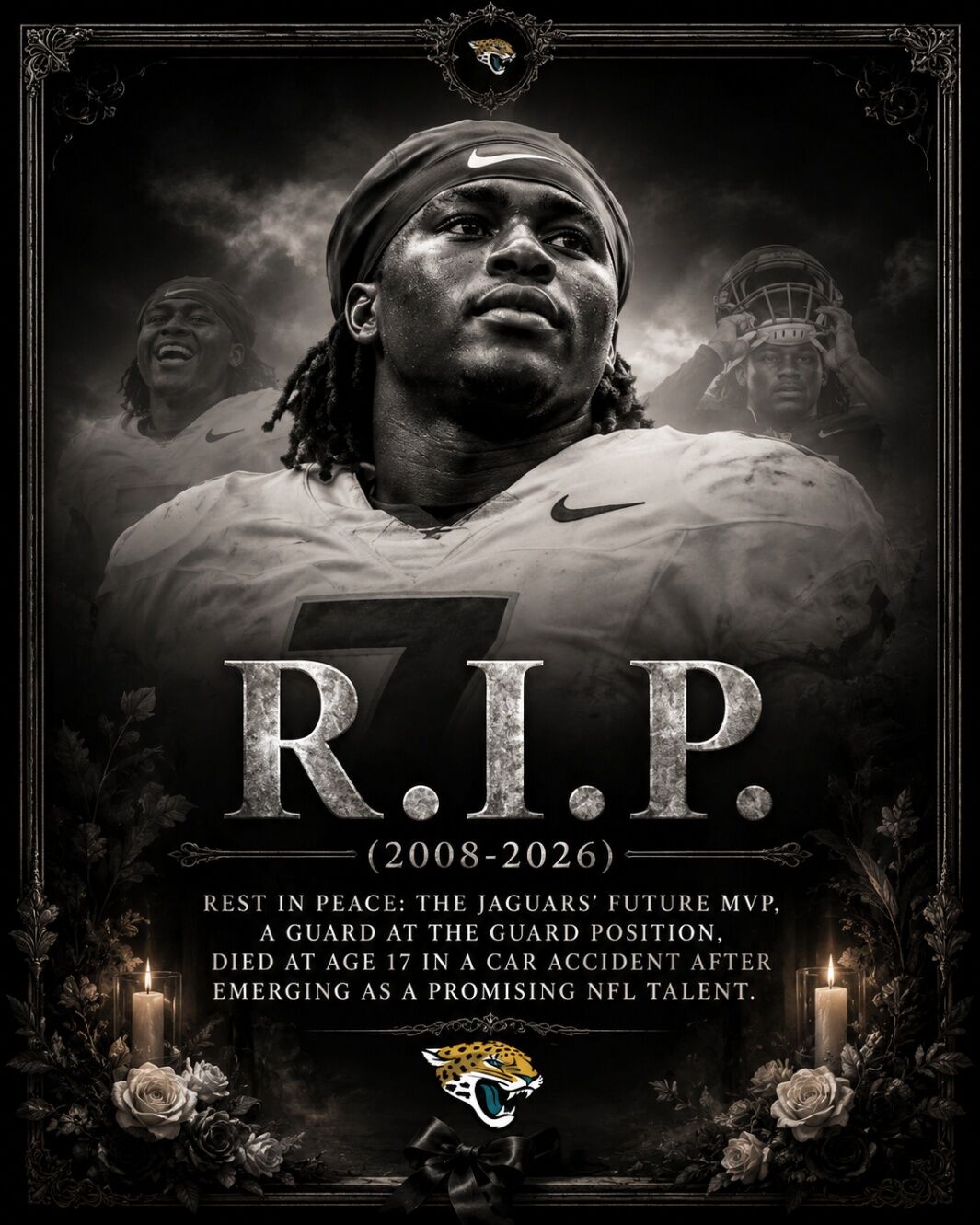 🖤 REST IN PEACE: Jaguars’ Future MVP Prospect Tragically Dies at 17 After Devastating Car Accident