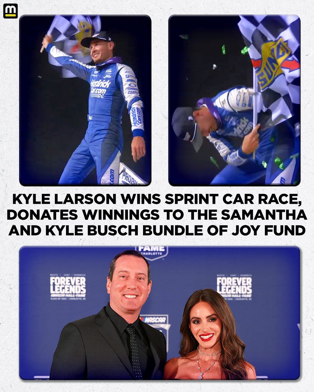 Driven by Purpose: Kyle Larson and the Busch Family Unite for a Greater Mission