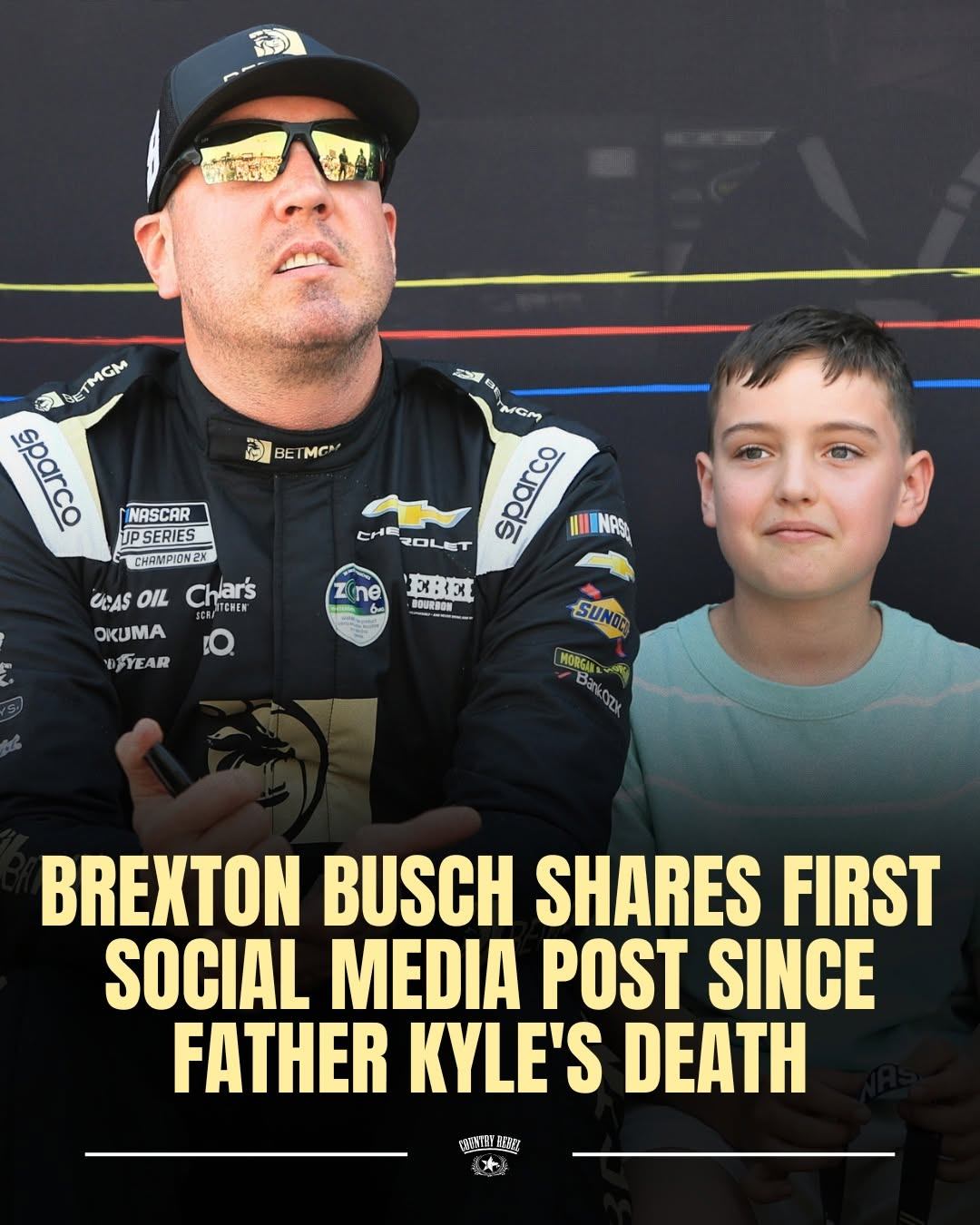 Brexton Busch Shares First Social Media Post Since Father Kyle's Death