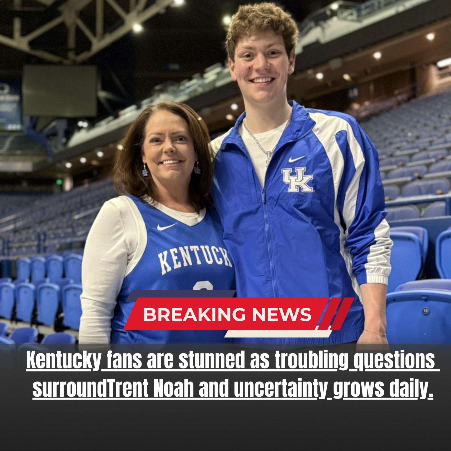 MAIN TITLE: Uncertainty Shrouds Kentucky Wildcats as Trent Noah’s Situation Sparks Concern